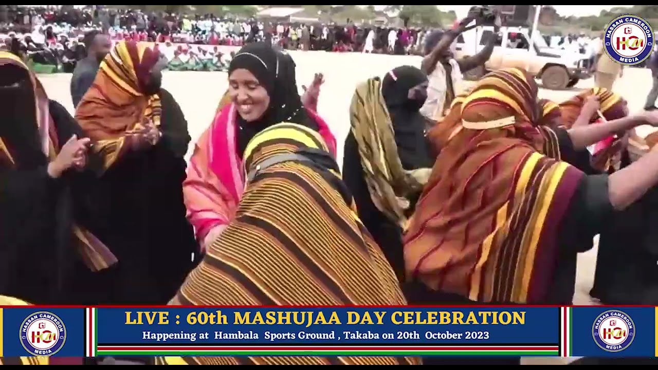 #Takaba ladies perform Garre Traditional song on Mashujaa Day.