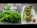 Sesame  broccoli recipe  chef sikandar alam