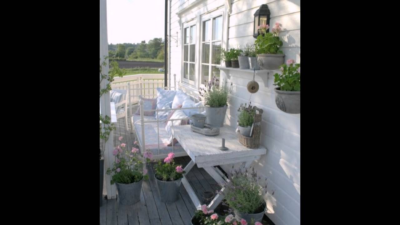 Vintage holzmöbel weià für den balkon youtube