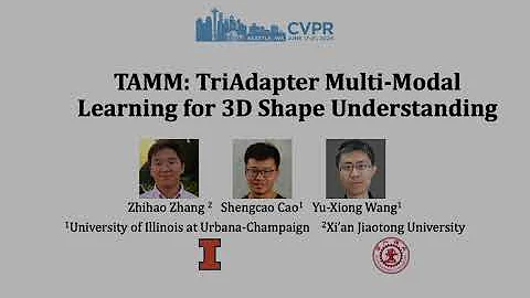 [CVPR 2024] TAMM: TriAdapter Multi-Modal Learning for 3D Shape Understanding - DayDayNews