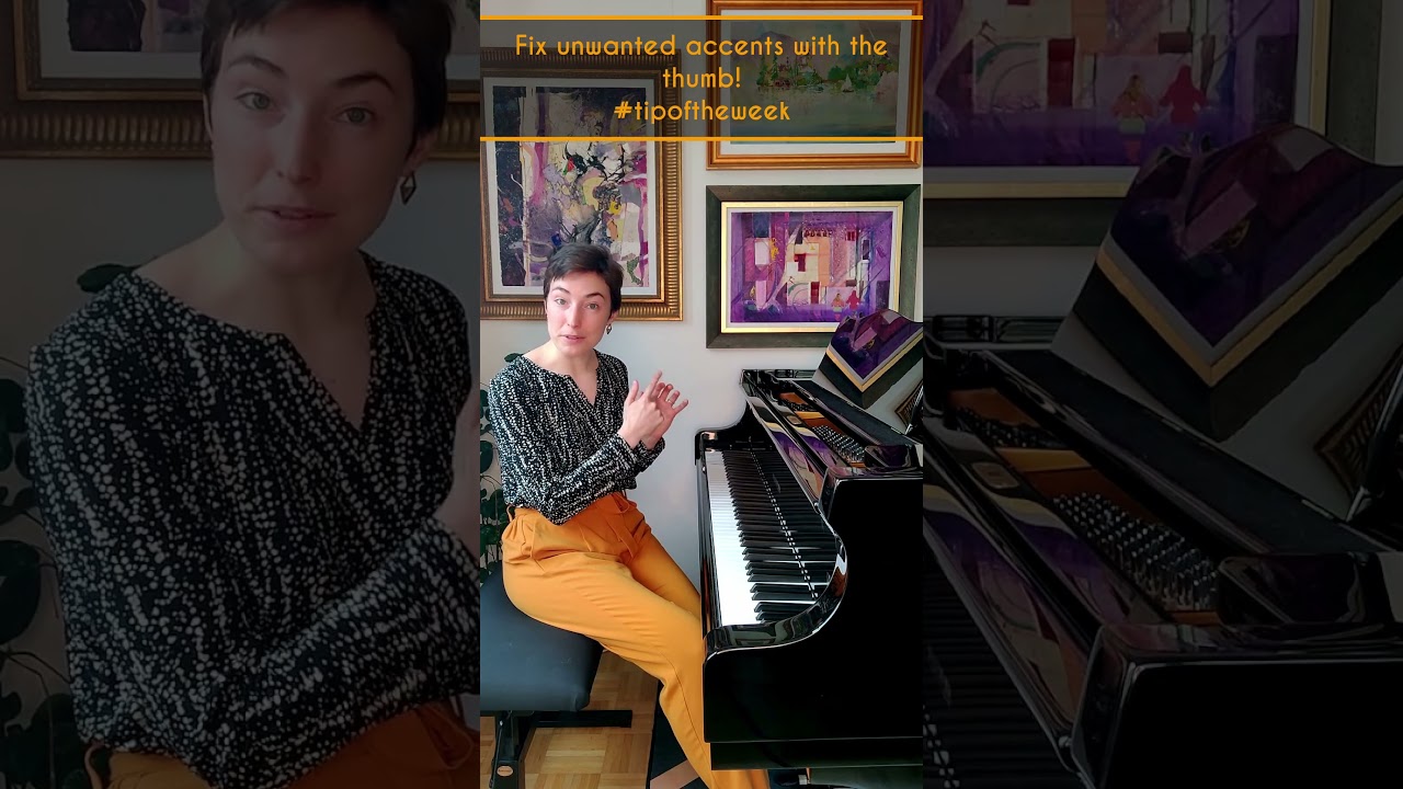 Unwanted accents? Try this with your thumb! 