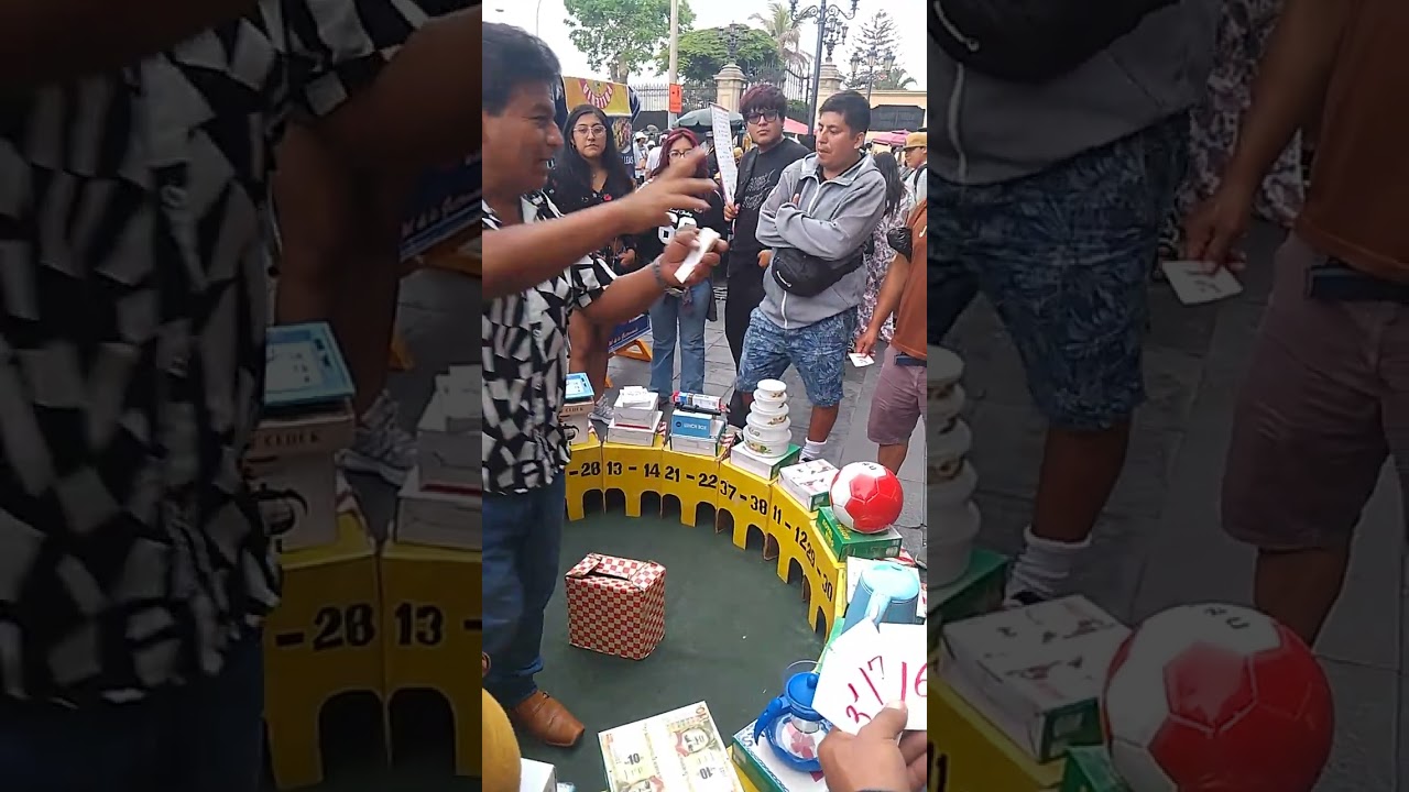 Estafan a la chilindrina huachana en la tombola