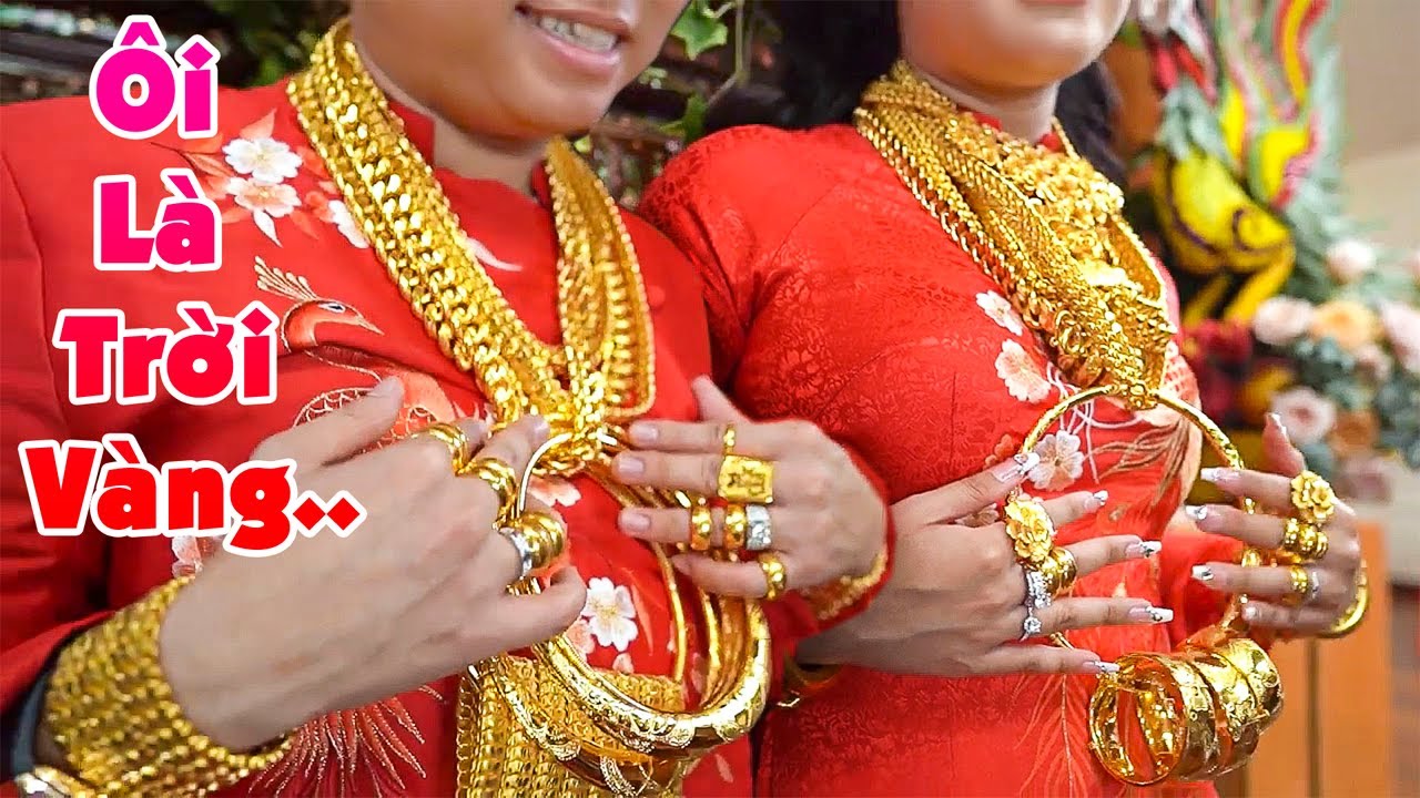 Đám Cưới CÔ DÂU CHÚ RỂ ĐEO VÀI TRĂM CÂY VÀNG SIÊU HOÀNH TRÁNG NHẤT MIỀN TÂY TA ĐÓ