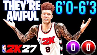 LET'S TALK ABOUT SMALL GUARDS IN NBA 2K27..