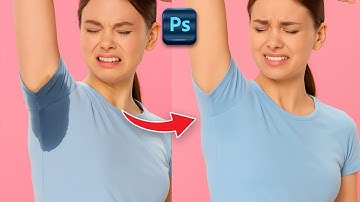 Magically REMOVE SWEAT SPOTS using Photoshop