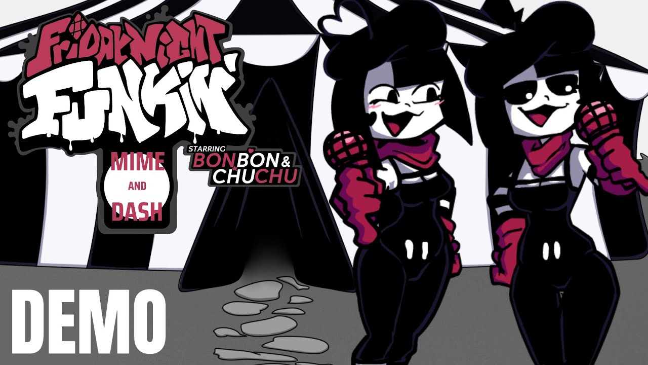 Friday Night Funkin' with BonBon & ChuChu - Mime & Dash Mod Demo