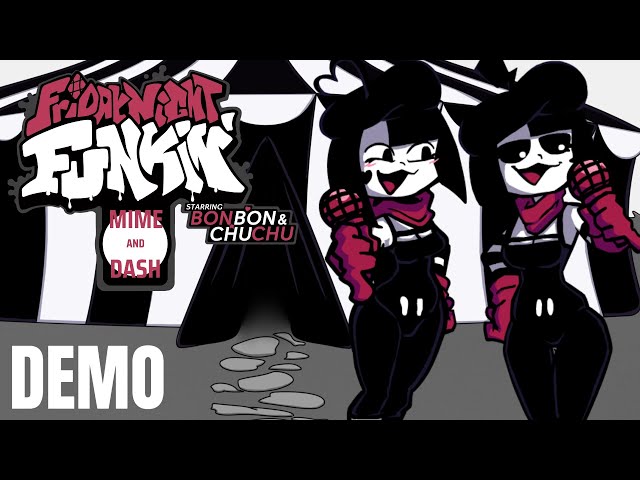 Friday night funkin mod mime and dash, By Boyfrend Gameplay