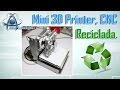 Como hacer una IMPRESORA 3D | CNC reciclada con CD Roms y Arduino Parte 02 (Arduino DIY 3D Printer)