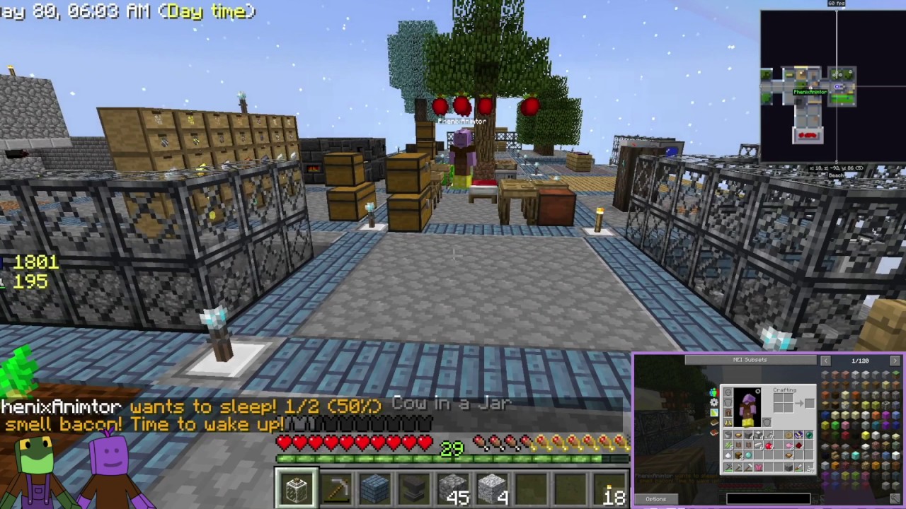 Minecraft Sky Factory 3 E3 Cow in a Jar, Auto Mob Farm, and Mystical