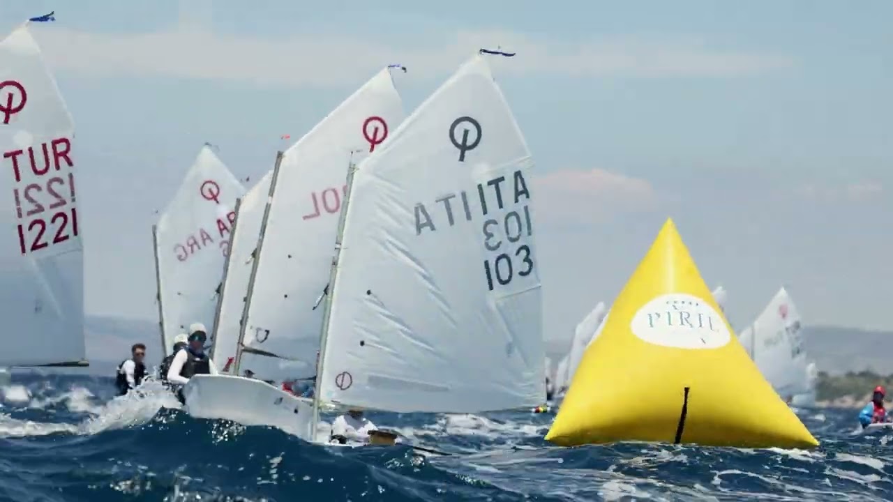 Optimist Avrupa Şampiyonasında, Yelkencilerle bir gün.