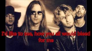 Alice in Chains  - Bleed The Freak (Lyrics Video)