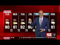 First Alert Forecast: Daily storm chances continue on Tuesday (Aug 11)