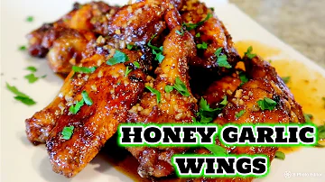 Honey Garlic Chicken Wings | Easy Chicken Wings Recipes