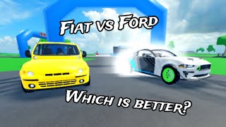 Fiat Vs Ford in Drift Race in Car Dealership Tycoon