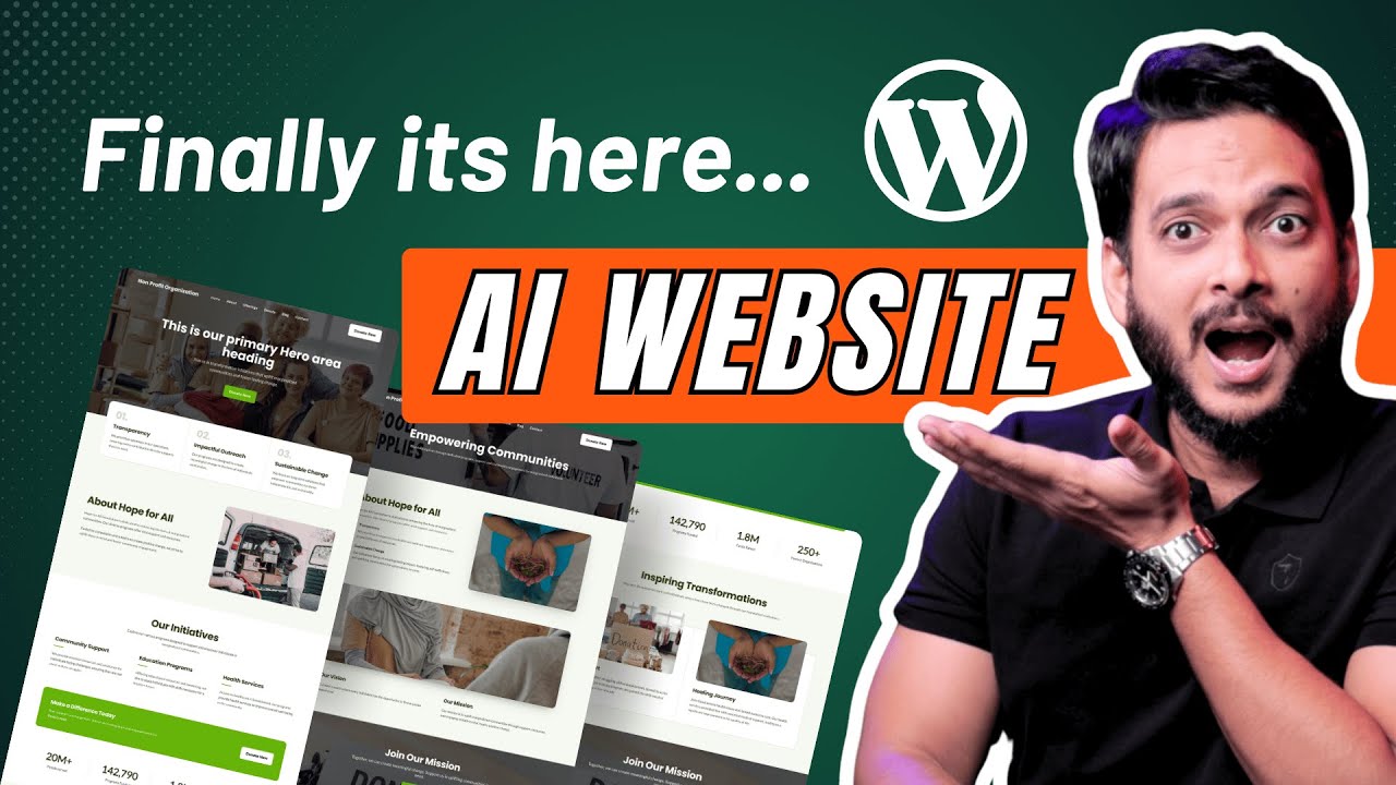 Fully AI-Generated WordPress Website – A New Era of Web Design [Step by Step Guide]