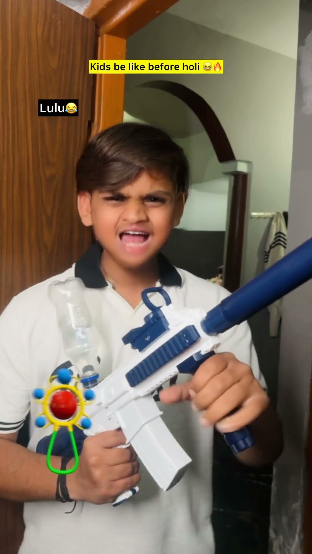 Kids before holi be like ??| indian family #shorts #indian #relatable  #holi #chaman #chotabhai