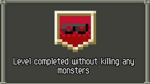 How To Get Level Completed Without Killing Any Monsters Badge In Pixel Dungeon