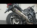 Suzuki GSX 1250 FA  Akrapovic Exhaust Sound, звук акрапович прямотока