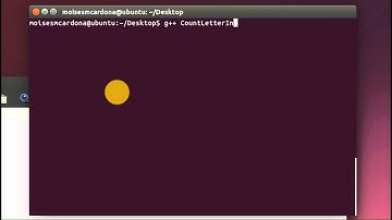 Count Letter in Word C++ Code (Linux)