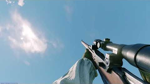 Mosin M91/30 sniper rifle reload in enlisted