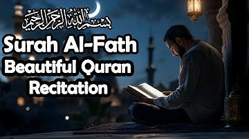 تلاوت زیبای سوره فتح | خواب آرام و دلنشین | تلاوت آرامش بخش اسلامی