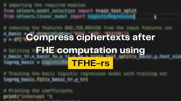 Compress Ciphertexts After FHE Computation Using TFHE-rs