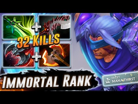 Immortal Rank Anti-Mage 32 Kills - Dota 2 Highlights & Guides TV