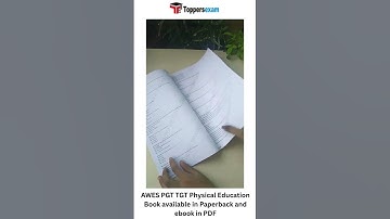 Awes pgt tgt physical education test series I awes pgt tgt physical education books #army #exams