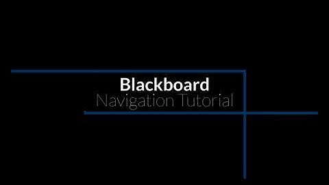 Blackboard Ultra Navigation Tutorial