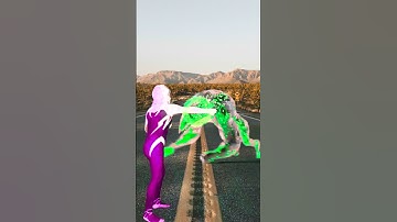 Spider man Girl challenges with temple run monster game over 017 #shorts #shortsvideo