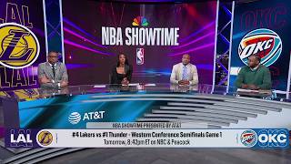 FULL NBA SHOWTIME | Knicks DESTROY 76ers, Timberwolves beat Spurs in Game 1, Lakers/Thunder preview