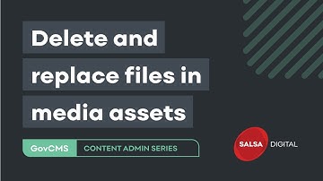 Delete and Replace Files in Media Assets