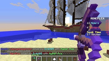 Mineplex Hackers: ErikN05 rapidfire and fly hacking part 2 full game recorded