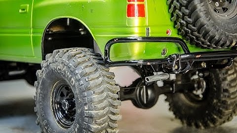 Custom Steel Exhaust Pipe for the RC4wd TF2 SWB Isuzu Amigo