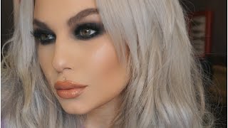 E A S Y  Matte Black Smokey Eyes - Full Face Tutorial