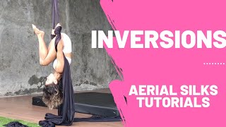 Aerial silks tutorial. Inversions for beginner or How to get upsidedown step-by-step
