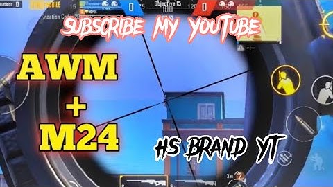 PUBG Mobile new update wow mode | m24 + AWM |  IPhone 8plus gameplay 60fps