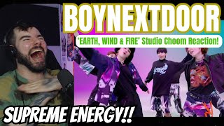 BOYNEXTDOOR - 'Earth, Wind & Fire' Studio Choom Reaction!