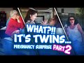 It's Twins Part 2!! Funny & Touching Twins Pregnancy Reveal Surprise Compilation