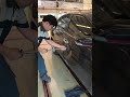 Toyota Yaris Front Door Dent Repair with Suction! #ซ่อมรถ #carrepair