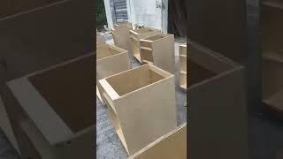 Cut and build kitchen cabinets base only