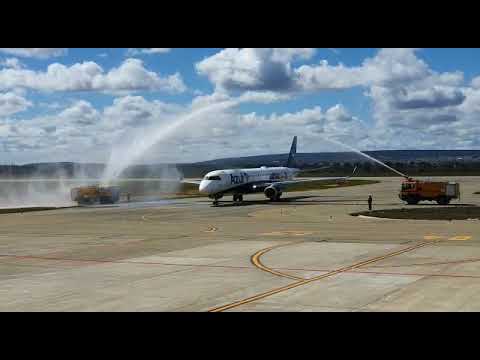 Primeiro vôo comercial do novo Aeroporto Glauber Rocha de Vitória da Conquista