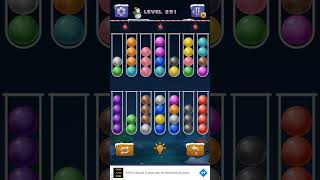 Color Ball Sort Puzzle Level 251 Solution