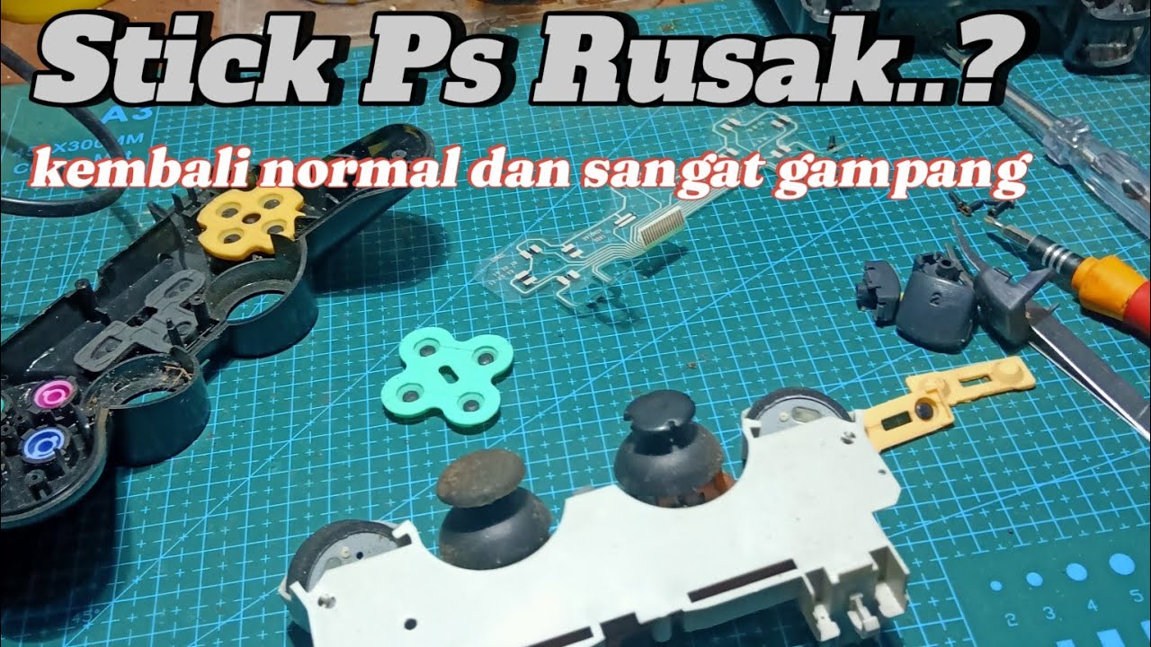 Tombol Stick PS rusak/tak fungsi ..? Gampang pooll semua pasty bisa