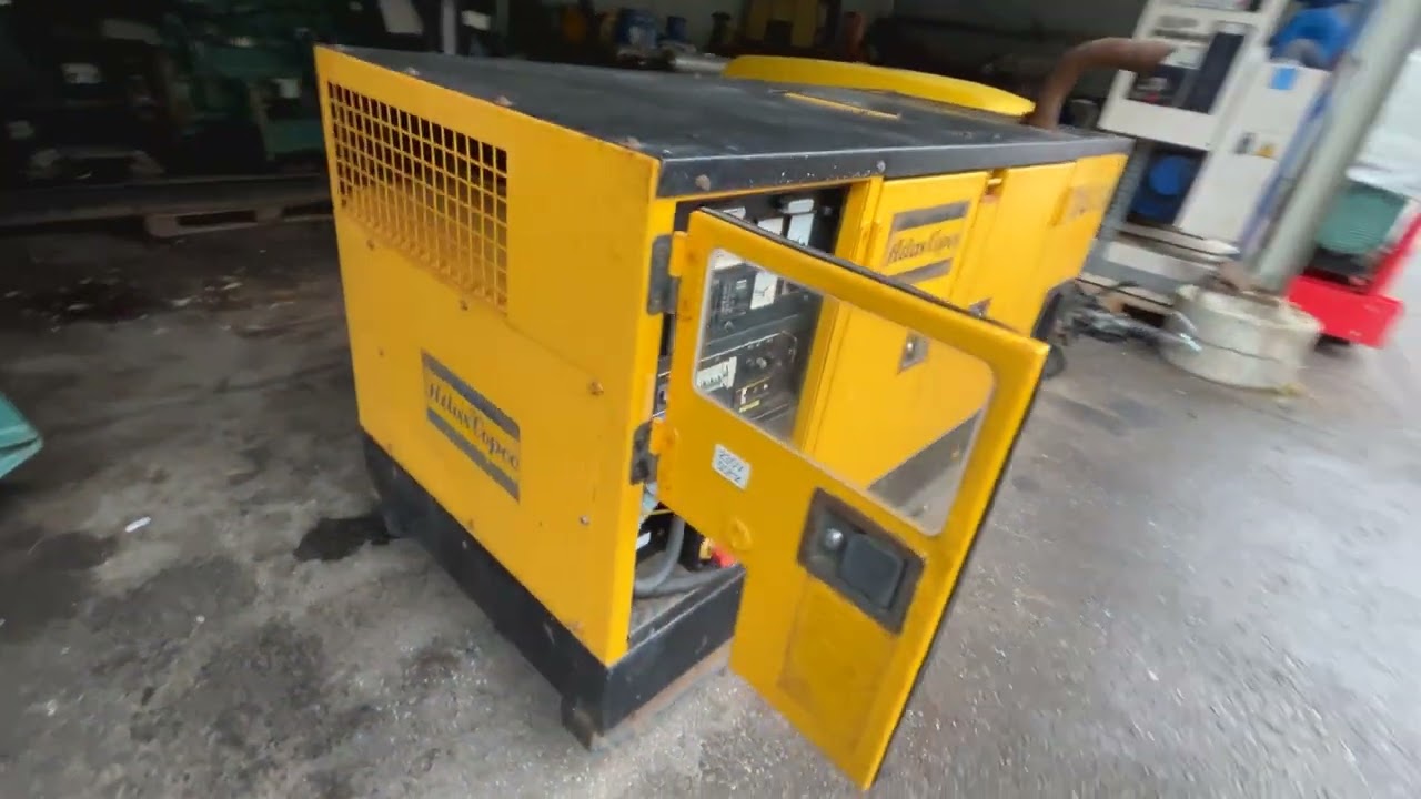 Elverk diesel med generator  Atlas Copco QAS 33