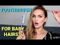 HAIR HACKS: 4 EASY ways to tame your baby hairs! | hairspWray