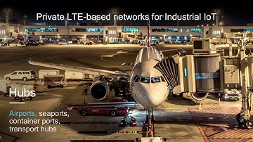 Trial of private LTE network for industrial IoT