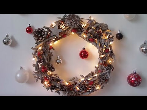 Vidéo: Couronne De Noël : Comment La Faire Soi-même