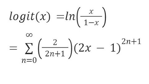 LOGIT function Logarithm Taylor Maclaurin SERIESSUM LINEST POLYNOMIAL REGRESSION Google Sheets Excel