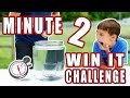 MINUTE TO WIN IT CHALLENGE - KIDS VS PARENTS